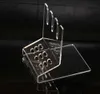 SUNDRIES Najnowszy akryl E Cig Wyświetlacz przezroczysty czarny stojak na półce bazowe pudełko z szafa