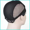 Gorro de peluca para hacer pelucas con correa ajustable en la parte posterior, gorro tejido, tamaño S/M/L, gorros de peluca sin pegamento, buena calidad, envío gratis