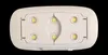 DHL Gratis nageltorkare 6W 6 LED Mini bärbar härdningslampa för UV Gel Nail Polish Art Tools Mini Dryer
