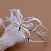 10 pcs/lot cadeau chaud prix usine GROS NOUVEAU 925 ARGENT STERLING Papillon BRACELETS BANGLE BIJOUX 1294