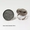 Beadsnice ID 24102 anillo base blanks moda anillo de bisel de latón ajuste para la fabricación de joyas envío gratis