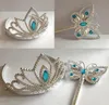 Cinderella wands crown set Christmas party girls fairy butterfly wand gem sticks magic wands headwear princess COS props Party Favor gift