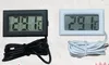 100 SZTUK Cyfrowy ekran LCD Termometr Lodówka Lodówka Zamrażarka Akwarium Temperatura Zbiornik Ryby -50 ~ 110C GT Black White Color