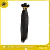 9A Virgin Human Hair Brazilian Malaysian Peruansk Indian Hair Extensions 3/4 bitar mycket brasiliansk rak hår dubbel inslag naturlig svart