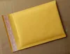 Kraft Papier Koperty Air Mail Torby Powietrzne Pakowanie Bubble Amording Wyściełane Koperty Wrap Złoty 160mm * 140mm 6,29 * 5.5 calowa Drop Shipping