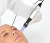 Snabb DHL-sändning 6 Speed ​​Derma Pen Electic Auto Micro Needle Therapy Dr.Pen Vibrerande Derma Pen Dermastamp med fria nålpatroner