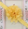 50 pieces 2.5 inch fashion flower headband girl hollow fabric flower hair band child girl newborn hair color 15 color TO344