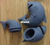 New Arrive Shark Shape Tea Infuser Silicone Strainers Tea Strainer Filter Empty Tea Bags Leaf Diffuser Accessories KD1