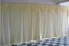 New Arrival White Silk Wedding Backdrop 3m*6m(10ft*20ft) Wedding Decorations with Sequins fabric Fedex Free Shipping