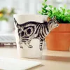 3D -kaffekoppar Solid Creative Animals Cup Ceramic Mug Caneca Cup Original med garanti