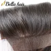 Качественная шелковая основа, закрытие волос 4X4, натуральный цвет, перуанские настоящие человеческие волосы Remy, прямые волосы Bella Julienchina