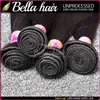 Малайзийский уток волос 3pcs/много прямой плетение натуральный черный цвет bellahair