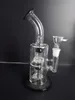 D: 6cm, H: 26cm Nya glasvattenrör rökning Bong Hot Sale Percolator Bong med glasarmträd