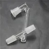 Recuperamento suspenso se encaixa nos cachimbo de vidro lanchohs de 14 mm machos bongs bongs water tubos Ashcatcher v￪m com o adaptador de vidro de clipe Keck