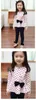 아기 소녀 봄 복장 폴카 도트 긴 소매 티셔츠 활 + 바지 2pcs 아이들이 아이들을 세트 사랑스러운 귀여운 복장 C-5