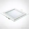 Glass Embedded LED Panel Lights Thin SMD5730 Ceiling Lamp 6W 12W 18W 24W downlighting for Kitchen AC85-265V CE RoHS FCC