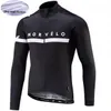 2024 Morvelo Pro Team Winter Fleece Winddichte Fahrradjacke Wind Thermal MTB Biking Mantel Herren Aufwärmjacke