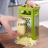 100X Dobre Grater Slicer Cortador de Legumes 4 Em 1 Alça de Aço Inoxidável Ferramenta de Cozinha Por Atacado