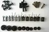 Professional Motorcycle Fairing screws bolt kit for KAWASAKI ninja 2000 2001 ZX12R 00 01 ZX 12R black aftermarket fairings bolts screw parts