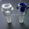 2015 Newest design Glass Bowl with Honeycomb Screen Round 14.5mm or 18.8mm for Glass bubbler and Ash Catcher Glass smoking Bowl