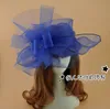 Britannique Rétro Fleur Chapeaux De Mariée Bijoux En Cristal Exagération Occasion Chapeaux coiffure Accessoires De Cheveux Multi Couleurs Chapeaux De Mariage W286G