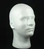 Modelo de cabeça de espuma masculina Modelo prático de manequim boneco de chapéu de peruca conveniente suporte de suporte de suporte para barbearia