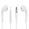 200 pçs / lote * fone de ouvido in-ear 3.5mm com controle de volume com microfone para samsung galaxy s6 borda s7 s5 s4 s3 nota 5 4 3