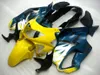 Carenatura del motociclo 100% Fit blu giallo per carenatura Honda NEW CBR600 F4 Carrozzeria CBR 600 F4 1999 2000 GBIX