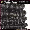 Brazylijskie Virgin Hair Bundles Deep Curly Human Hair Funmi Extensions Wefves 3pcs/Lot Quality Naturalny kolor Bellahair