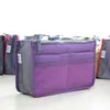 Nouvelle vente 100 pièces maquillage organisateur sac femmes hommes sac de voyage décontracté multi fonctionnel sac cosmétique sac de rangement dans le sac sac à main 12 couleurs