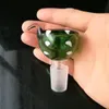 Tête de bulle de perle de couleur, bongs en verre en gros brûleurs à mazout tuyaux en verre conduites d'eau tuyaux en verre plates-formes à huile fumer livraison gratuite