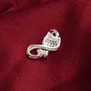 Livraison gratuite mode haute qualité 925 argent cristal chat bijoux en diamant blanc 925 collier en argent Saint Valentin cadeaux de vacances Hot 1697