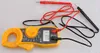 Mini portable pocket-sized digital resistance/MT87 clip-on multimeter measure the voltage current