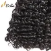 Bellahair Brazilian Hair Bundles Curly Human Hair Weft Extensions Curl Weaves 4pcs/lot Bundle卸売