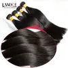 Malaysian Silky Straight Hair Unprocessed 8A Human Hair Weave 4 Bundles Lot Malaysian Straight Hair Extensions Natural Black Double Wefts