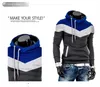 Nowy człowiek Hoody Casual Bluza Męskie Marki Sports Garnitur 6Color Fleece Hoodie Kurtki Mężczyźni Sportswear Men Bluza Bluza