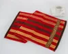 luxueuse serviette en coton égyptien serviette de textile rayé serviettes face coiffure à main tissu rouge bleu serviettes 34 76cm 2pcslot3910845