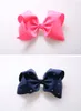 8インチJojo Rhinestone Hair Bow for School Baby Children Pastel Bow 16 Colors Kids Hair Accessories8995080