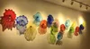 Hot Koop Handgeblazen Glasplaten voor Wanddecoratie Stijl Multicolor Murano Glas Opknoping Platen Wall Art Aangepaste Kleur Maat