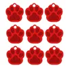 Moda Paw Kształt Pet Id Tag Nazwa psa Adres Anti-Lost Puppy Puppy Kotek aluminiowy Biżuteria ZA5425