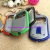 Fast DHL Free shipping 200pcs 3 in 1 Beer Can Bottle Opener LED Light Lamp Key Chain Key Ring Keychain Mixed colors