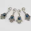 Sıcak ! Istakoz toka Fit Charm Bileklik DIY Takı 13x32.5mm ile 100pcs Antik Silve Hamsa el NAZAR Kabala Good Luck Charms