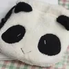 Wholesale-Fluffy Panda Face Coin Purse Pouch Wallet  Cosmetic Drawstring Storage Bag 35DN