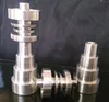 Universele titanium nagels 10mm 14mm 18mm gezamenlijke mannelijke en vrouwelijke domeloze nagel GR2 verstelbaar voor glazen bongs waterleidingen rigs