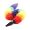 Wild Fox Tail Fetish Butt Plug Kuisheidsstaart Anaal Insert Stopper BDSM Game Bondage Ass Slapper Sex Cat Dog Speel Kinky Adult Costume