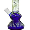 New Jellyfish UV Beaker Bongs Glow In the Dark Bong Glass Water pipes 4 Arm Tree Perc Percolator Dab Rigs With Downstem Bowl