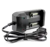 Gratis DHL, 40 stks Gloednieuwe Nanfu AC Dual Battery Charger voor 26650 18650 14500 3.7V oplaadbare batterij LED-zaklamp (HG-1206i)