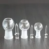 Glasskål Glaskupolspik med spik hona 10mm 14mm 18mm kupol+nagelglasskål 10mm 14mm 18mm skarv för vattenpipor bong