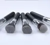 New Arrival10pPcs/lot Silver Synthetic Kabuki Makeup Brush Set Cosmetics Foundation Blending Women Blush Makeup Tool