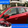 Mazda CX-5 2017-2018를위한 QCBXYYXH 창 손질 장식 지구 외부 장식 스팽글 부속품 스테인리스 차 유행에 따라 디자인하기